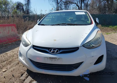 2013 Hyundai Elantra Gls из США, поврежденный, VIN 5NPDH4AE3DH158501